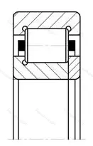 Подшипник  92622 (NUP 2322) размер 110x240x80 от производителя  CRAFT