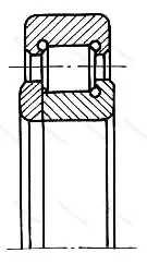 Подшипник  492718 размер 90x180x30 от производителя  ГПЗ-4