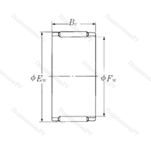 Подшипник игольчатый радиальный FBN-505620