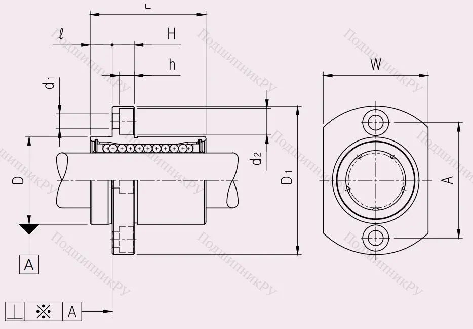 Подшипник LMH 6 UU в Хабаровске