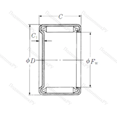 Подшипник игольчатый радиальный MC-461