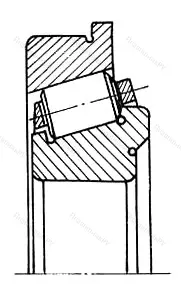 Модификация подшипника 70678/800М размер 800x980/995x57 от производителя  ГПЗ-9