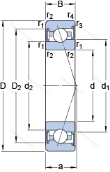 Подшипник S 7018 CE/HCP 4BVG 275 в Хабаровске