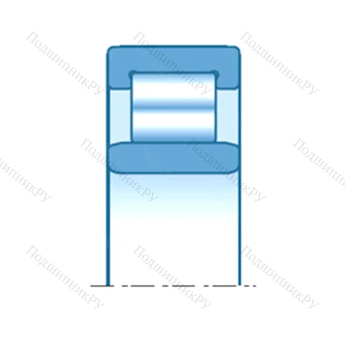 Подшипник роликовый радиальный NU 407