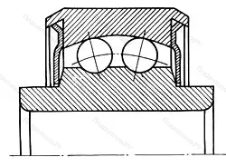 Подшипник  971800 размер 10x37x16/20