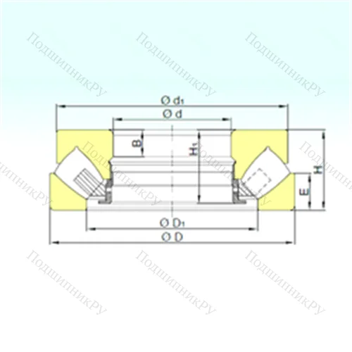 Подшипник роликовый упорно-радиальный 292/850 M от производителя  ISB