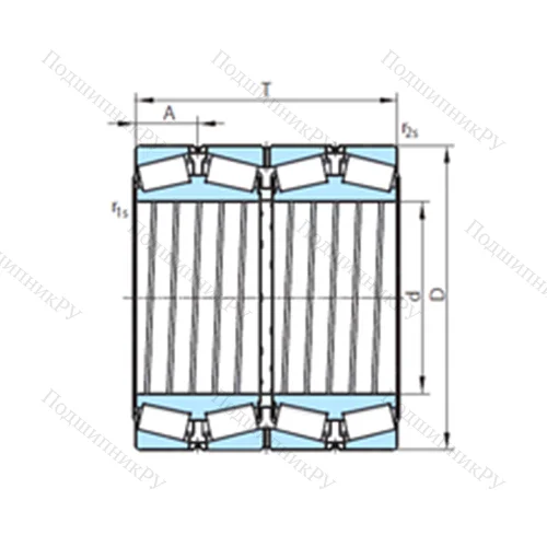 Подшипник роликовый радиально-упорный PSL 612-304