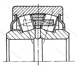 Модификация подшипника 83717Н размер 85x150x51,5 от производителя  МПЗ