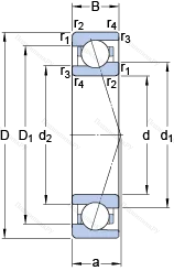 Подшипник 71924 CE/P 4A в Хабаровске