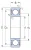 Однорядный шариковый подшипник 61805 2RS 1 от производителя  SKF Однорядный шариковый подшипник 61805 2RS 1 от производителя  SKF