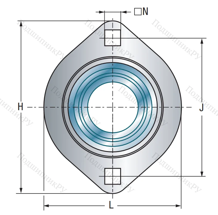 Подшипниковый корпус  PFL 206 в Хабаровске