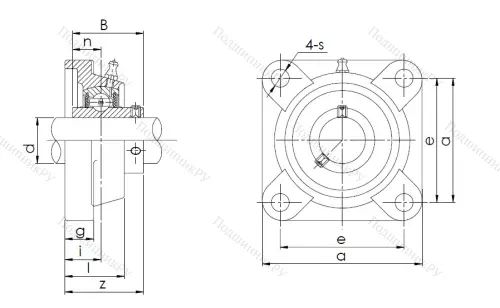 Подшипниковый узел UCF 214 в Хабаровске
