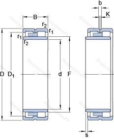 Подшипник NNU 4934 B/SPW 33 в Хабаровске