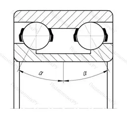 Подшипник  3056202 размер 15x35x15,9 от производителя  CRAFT