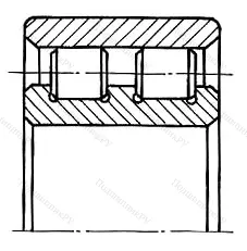 Модификация подшипника 70-4202192М размер 460x680x218 от производителя  ГПЗ-9