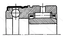 Модификация подшипника 484804 размер 20x37x40 от производителя  ЕПК
