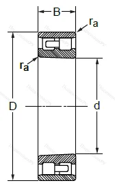 Двухрядный роликовый подшипник NN 3014 KMP 5 (3182114-5 Л ГОСТ) в Хабаровске