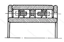 Модификация подшипника 20-4428/750Х размер 750x1090x750