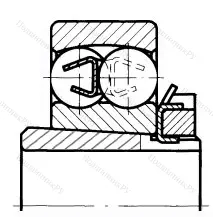 Подшипник  11618 (2320K+H 2320) размер 90x215x73 от производителя  ГПЗ-5