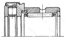 Подшипник  514203 размер 17x30/35,7x28 от производителя  ГПЗ-3