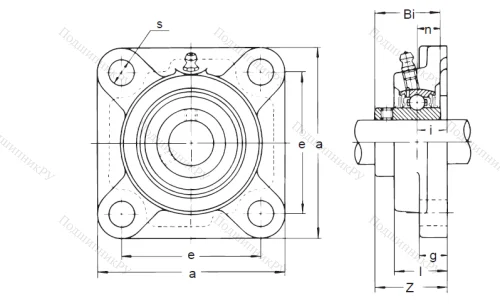 Подшипниковый узел UCF 306 в Хабаровске