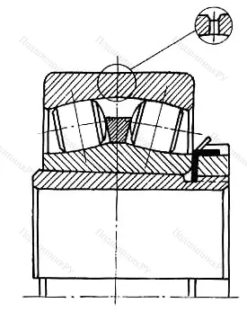 Подшипник  23140K+H 3140 (3353736) размер 180x340x112/150 от производителя  SKF