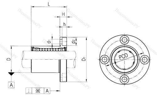Подшипник LMF 13 UU в Хабаровске