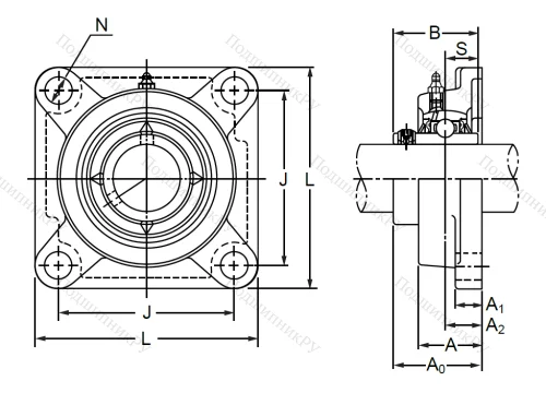 Подшипниковый узел MUCF 209 в Хабаровске