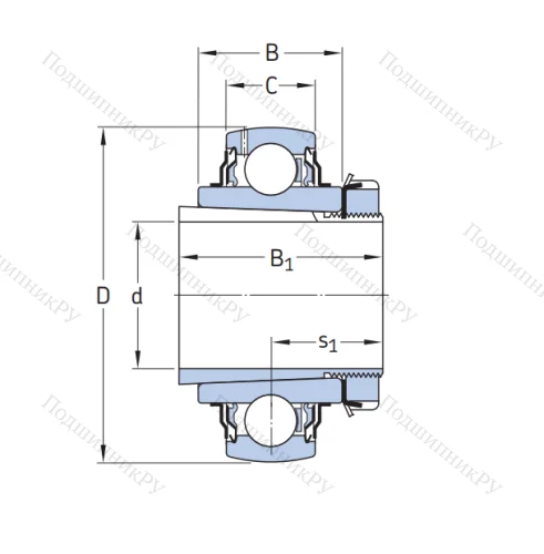 Корпусный подшипник YSA 213-2FK в Хабаровске