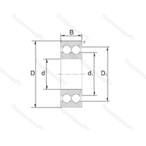 Подшипник шариковый радиально-упорный S 5210