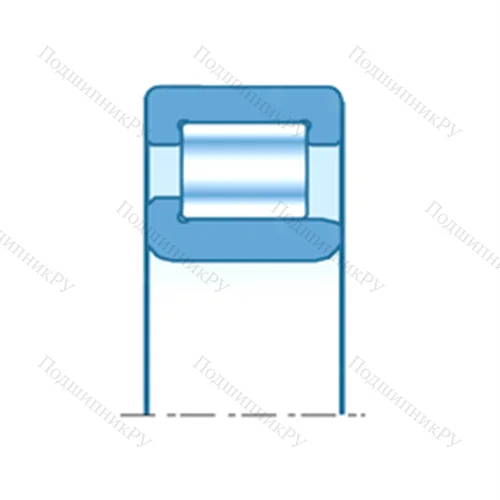 Подшипник роликовый радиальный NJ 307