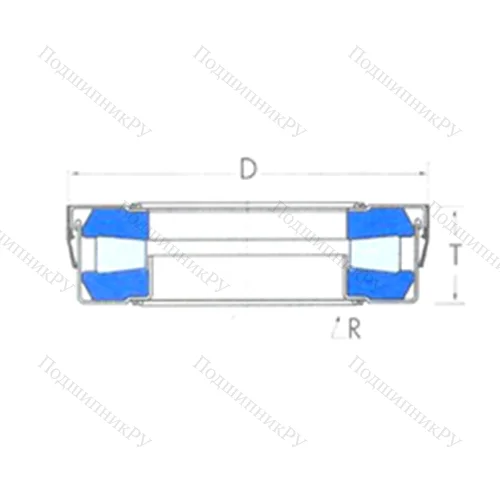 Подшипник роликовый упорный T 177S от производителя  TIMKEN