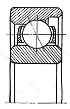 Подшипник  E 5 (6005) размер 5x16x5 от производителя  SKF