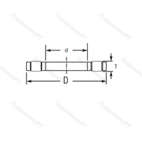 Подшипник роликовый упорный K,81103TVP от производителя  KOYO