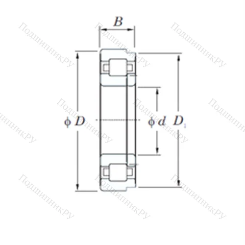 Подшипник роликовый радиальный NUP 2305