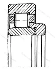 Подшипник  52612 размер 60x130x46