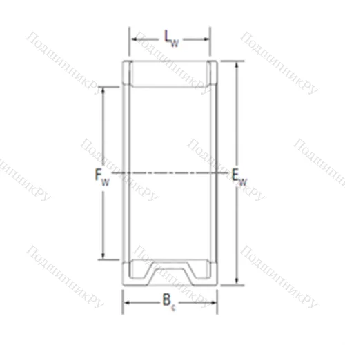 Подшипник игольчатый радиальный VEU 364621AB 1-6