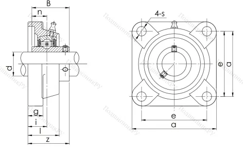 Подшипниковый корпус  F 205 в Хабаровске