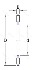 Подшипник  999292 (K 81292M) размер 460x620x52