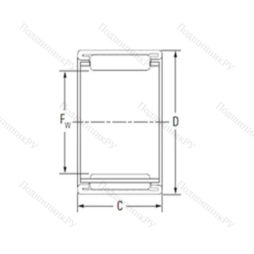 Подшипник игольчатый радиальный 18BTM 2412 от производителя  KOYO