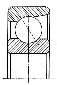 Подшипник  746102 размер 15x32x9 от производителя  ГПЗ-2
