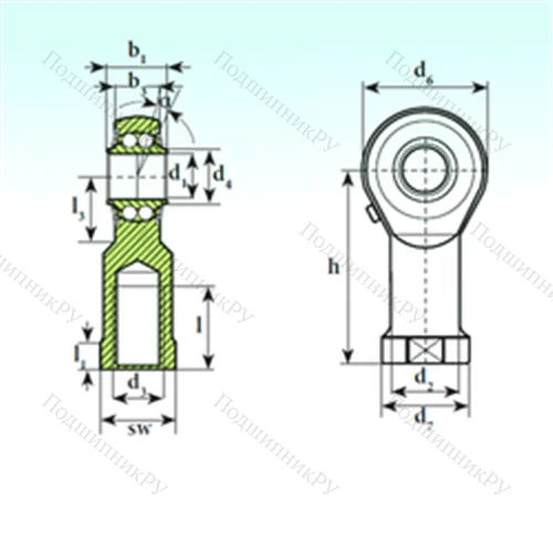 Подшипник шариковый радиальный самоцентрирующийся