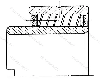 Модификация подшипника 15917 размер 87,313x160x80