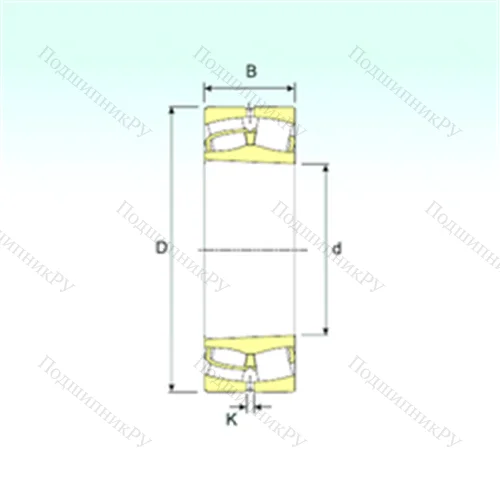 Подшипник роликовый радиальный самоцентрирующийся 23226 K от производителя  ISB