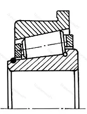Подшипник  1067321 размер 105x225x58 от производителя  ГПЗ-15