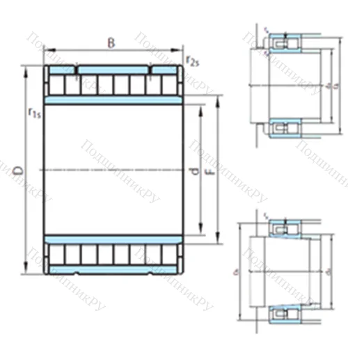 Подшипник роликовый радиальный PSL 512-301
