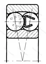 Модификация подшипника 1605Л размер 25x62x24