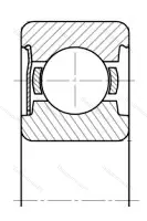 Модификация подшипника 60214 размер 70x125x24 ГПЗ-1 от производителя  ГПЗ-1