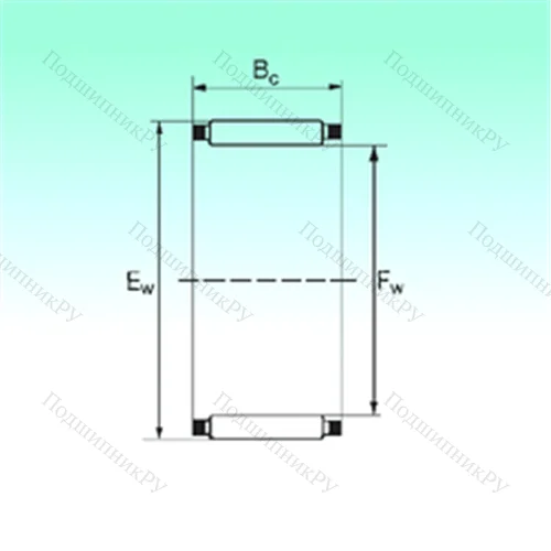Подшипник игольчатый радиальный K 24x28x10 от производителя  NBS