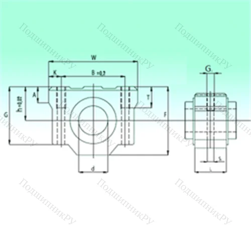 Подшипник шариковый линейный SCV 13-UU AS